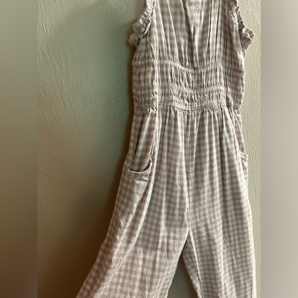 gingham jumpsuit - Picture 2 of 4